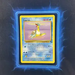 ⭐Lapras 25/62 ⭐Original Non Holo Rare Fossil Set Pokemon Card WOTC TCG 1999 - Image 2