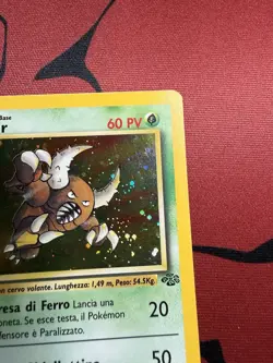 Pokemon ITALIAN Pinsir Jungle 1st Edition 9/64 Holo Card - Image 4