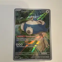 Pokemon Snorlax 051 Scarlet & Violet Promo Cards Holo 150HP Voraciousness - Image 1