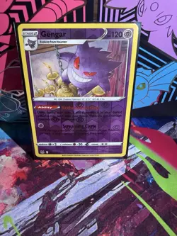 Reverse Holofoil Gengar 066/196 Pokemon TCG Holo Rare SWSH11:Lost Origin Card NM - Image 1
