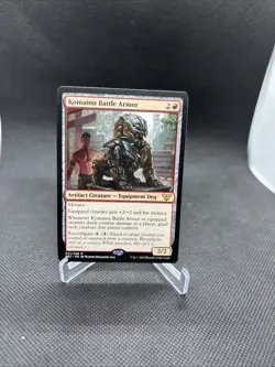 Komainu Battle Armor Kamigawa: Neon Dynasty Commander NM MTG - Image 1