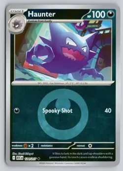 HAUNTER (ENERGY SYMBOL PATTERN) 124/217 ASCENDED HEROES POKEMON REVERSE HOLO NM - Image 1
