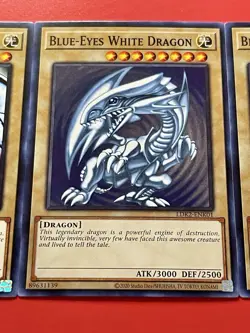 3x Blue-Eyes White Dragon | SDK Art & More! | LDK2-ENK01 | NM | Common | YuGiOh! - Image 5