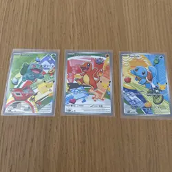 Pokemon First Partner Illustration Collection MEP Bulbasaur Charmander Squirtle - Image 1