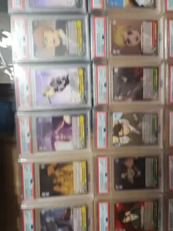 Psa 10 Weiss Schwarz Attack On Titan Final Season Full Set Of 21 R Rare Foils - Image 2