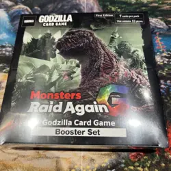 Godzilla Card Game TCG - G: Monsters Raid Again Booster Set Box First Edition - Image 1