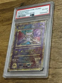 PSA 6 EX-MT Ancient Mew 2000 Movie Promo Pokemon Game Holo Graded Card - Image 2