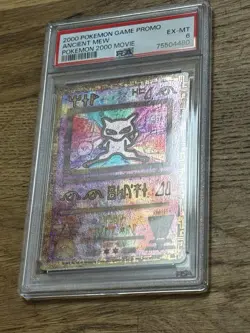 PSA 6 EX-MT Ancient Mew 2000 Movie Promo Pokemon Game Holo Graded Card - Image 4