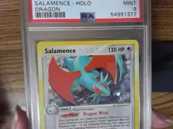 Salamence 10/97 EX DRAGON Holo Rare Graded Pokemon Card - PSA 9 - Image 3