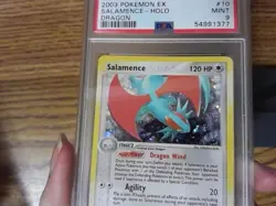 Salamence 10/97 EX DRAGON Holo Rare Graded Pokemon Card - PSA 9 - Image 5