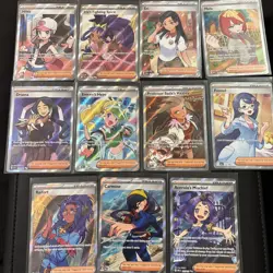 Pokemon Full Art Trainer 11 card lot - Image 1