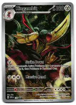 Kingambit 130 - Scarlet & Violet Promo Pokemon TCG - M/LP Card - Image 1