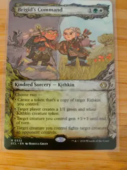 MTG Brigid's Command (Showcase) 0332 Lorwyn Eclipsed M/NM Free UK P&P - Image 1