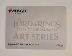 Commander's Sphere - Gold-Stamped - 75/81 - Art Series: The Lord of the Rings - Image 2