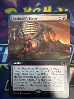 Urabrask's Forge (Extended Art) #387 (NM) Phyrexia All Will Be One ONE Magic Owl - Image 1