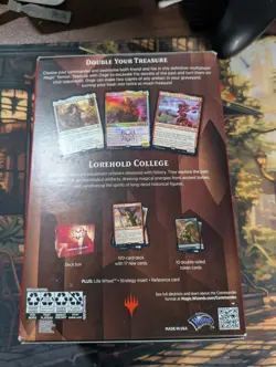 MTG - Strixhaven: School of Mages Lorehold Legacies Commander Deck SEALED 630509959020 - Image 2