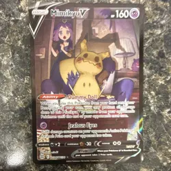 Pokemon Mimikyu V TG16/TG30 Brilliant Stars Trainer Gallery Ultra Rare Holo - Image 1