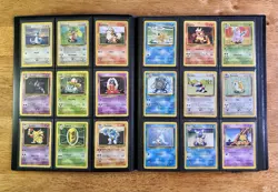 Pokemon Game 1999 Base Set Unlimited Complete Non Holo Set #17-102 * NM-LP - Image 2
