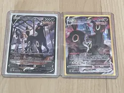 Pokemon Brilliant Stars Trainer Gallery Umbreon V TG22 & Umbreon VMAX TG23 NM/M - Image 1
