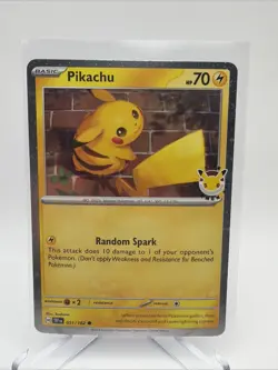 Pikachu (Pokemon Day 2026 Stamped) 051/162 Cosmos Holo Promo - Image 1