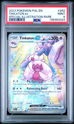 2023 POKEMON PAL EN-PALDEA EVOLVED SPECIAL ILLUSTRATION RARE TINKATON EX PSA 9 - Image 1