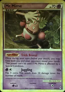 Mr. Mime 29/95 Rare Call of Legends Pokemon Lightly Played - Image 1