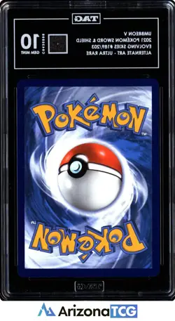 Pokemon 2021 Umbreon V 189 Alternate Art UR Evolving Skies GEM MINT TAG 10 - Image 2