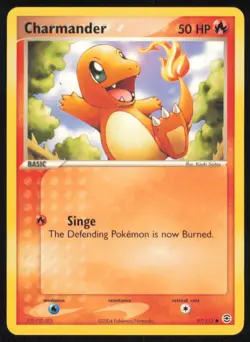 2004 Pokemon EX FireRed & LeafGreen Charmander #57/112 NM - Image 1
