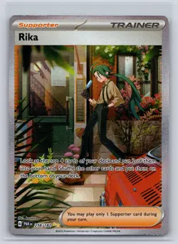 Rika 258/182 Special Illustration Rare Paradox Rift Pokemon Near Mint - Image 1