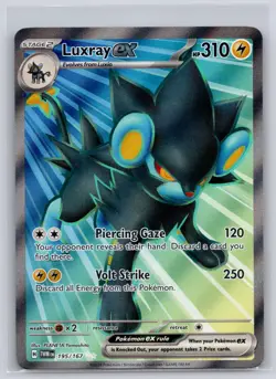 Luxray ex 195/167 Ultra Rare Twilight Masquerade Pokemon Near Mint - Image 1