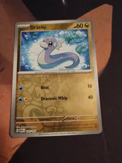 Dratini - 147/165 151 Reverse Holo Common Pokemon - NM - Image 1