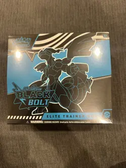 Pokemon TCG Scarlet & Violet Black Bolt ETB Elite Trainer Box - Factory Sealed - Image 1