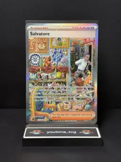 Pokemon Temporal Forces Special Illustration Rare Salvatore #212 - Image 1