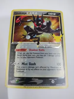MINT Pokemon TCG Greninja Gold Star SWSH144 Celebrations Black Star Promo - Image 1