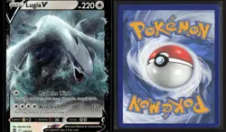 Lugia V 138/195 Holo V Rare Silver Tempest Pokemon NM/M - Image 3