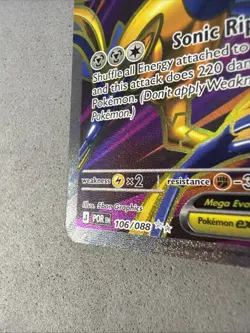 Pokemon TCG * Mega Skarmory EX 106/088 ULTRA RARE HOLO * ME Perfect Order NM - Image 3