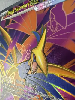 Pokemon TCG * Mega Skarmory EX 106/088 ULTRA RARE HOLO * ME Perfect Order NM - Image 4