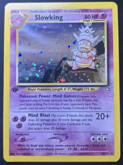 2000 Pokemon Neo Genesis 1st Edition Slowking Holo #14/111 - Image 1