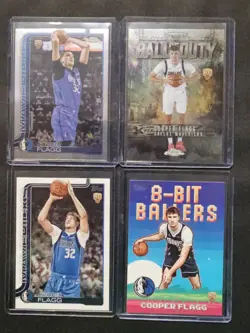 2025-26 Topps Chrome RC #251- Topps #201 Cooper Flagg Lot - Image 1