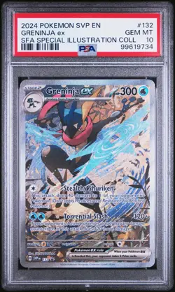 Sequential PSA 10 - Pokemon TCG - Kingdra ex 131 Greninja ex 132 Shrouded Fable - Image 5