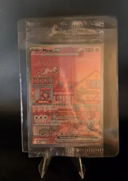 2023 POKEMON TCG SVP EN-SV BLACK STAR PROMO 151 ULTRA-PREM COLL #053 MEW EX - Image 1
