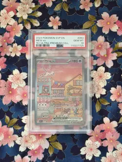 2023 POKEMON SVP EN-SV BLACK STAR PROMO 151 ULTRA-PREM CO #053 MEW EX PSA 10 - Image 1