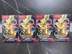 4x Pokemon TCG Ascended Heroes Booster Bundle Mega Evolution New & Sealed - Image 1