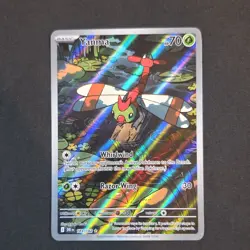 Pokemon Yanma 183/182 Sv10: Destined Rivals Illustration Rare Full Art Holo Card - Image 1