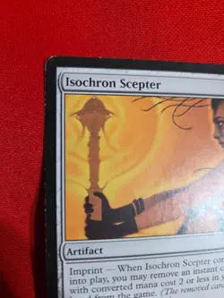 Magic The Gathering | Isochron Scepter | Mirrodin | DEVASTATING Equipment Card - Image 2