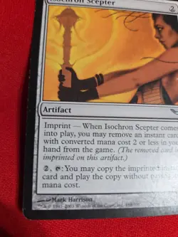 Magic The Gathering | Isochron Scepter | Mirrodin | DEVASTATING Equipment Card - Image 3