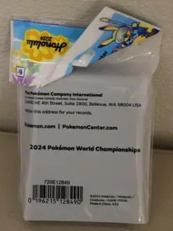 2024 Pokemon World Championships Snorkeling Pikachu card sleeves - Image 2