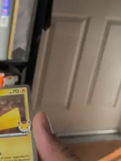 Pikachu 051/162 Stamped Pokemon Day 2026 Holo SWIRL With Coin Pokemon Card - Image 5