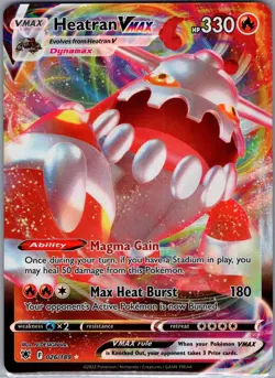 Heatran VMAX 026/189 SWSH10: Astral Radiance - Pokemon Card - NM - Image 1