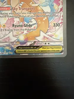 Mega Dragonite EX Pokemon Card Holo 290/217 Ascended Heroes - Image 5